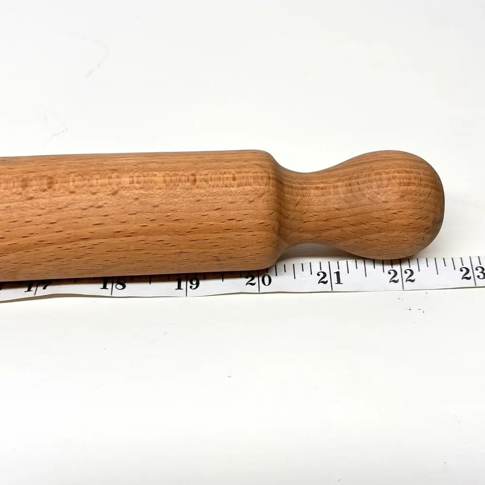 Wooden Rolling Pin Cooking Baking Bread Making Cookies Dough Pastry